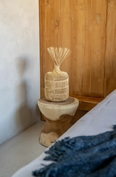 De Dumpling Hanglamp / Vloerlamp - Naturel - S by Bazar Bizar Antwerp