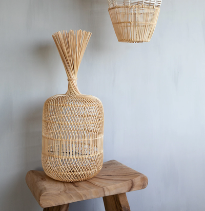 De Dumpling Hanglamp / Vloerlamp - Naturel - S by Bazar Bizar Antwerp