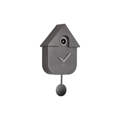 Wandklok Modern Koekoek Metallic Antraciet by Karlsson