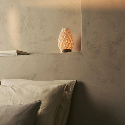 Tafellamp oplaadbaar Vela lichtbruine