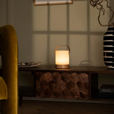 Tafellamp oplaadbaar Avery lichtbruin by Tavellio - Amsterdam