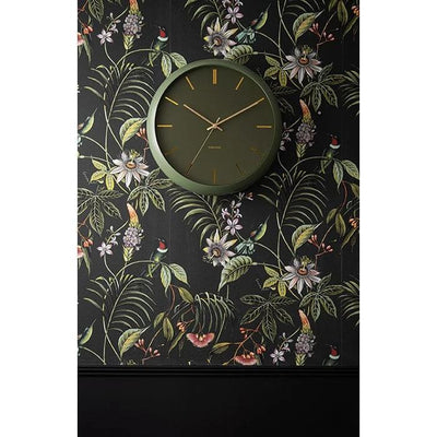 Wandklok Wereldbol Groen by Karlsson