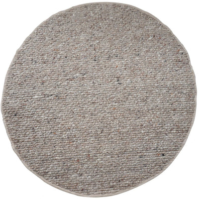 Vloerkleed Steve Donker Beige Rond ø160 cm by Veer Carpets