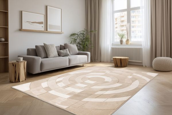 Vloerkleed Bergamo 703 Beige in 4 Maten
