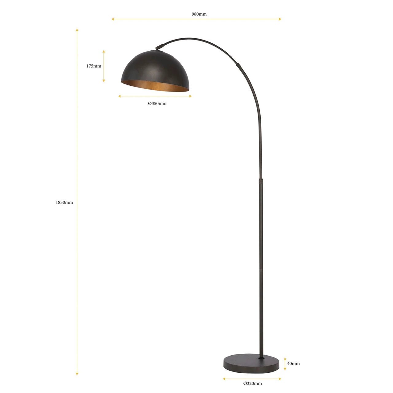 Vloerlamp Thijs zand by ETH