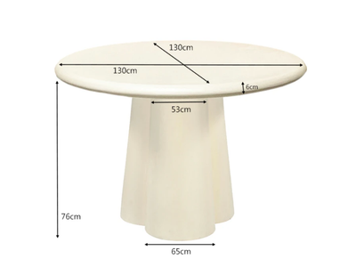 Eettafel Brix Clubs Sandy 130cm by Brix