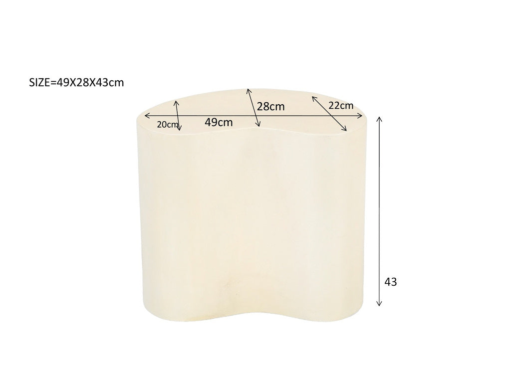 Salontafel Brix Organic Sandy 50cm - depauwwonen