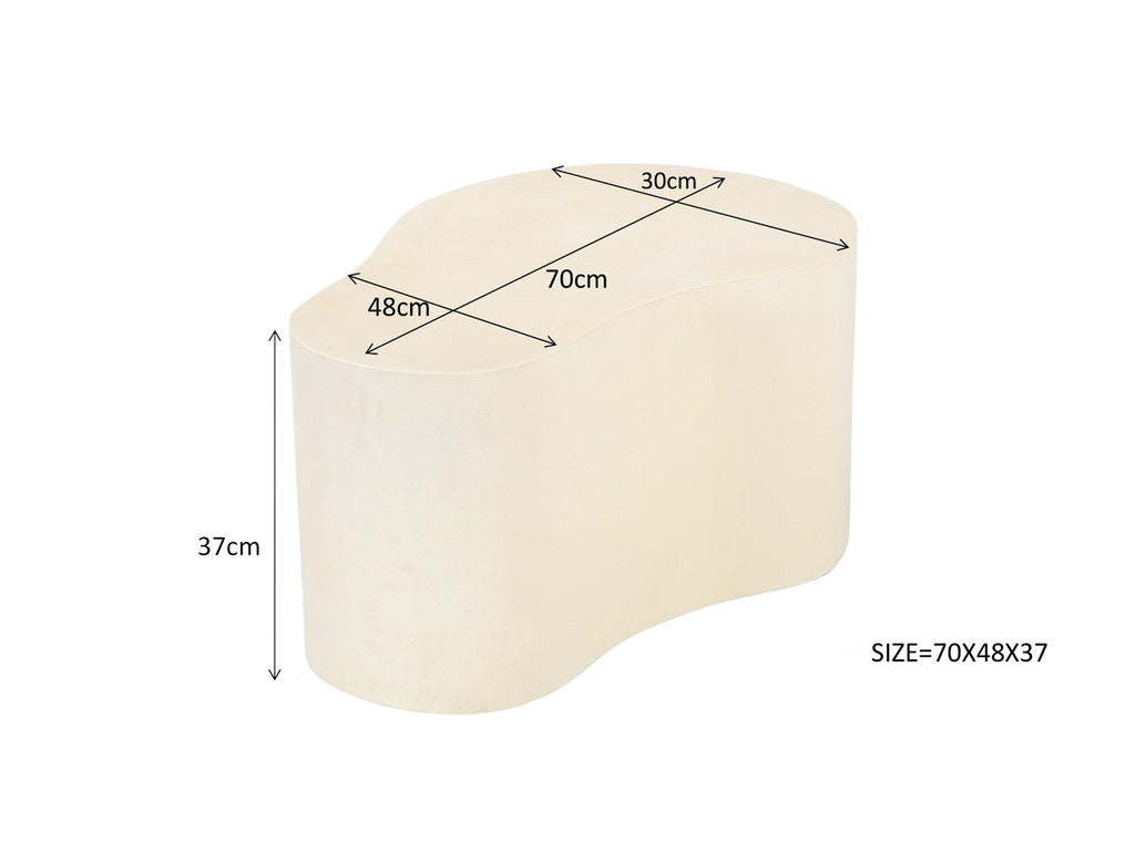 Salontafel Brix Organic Sandy 70cm - depauwwonen