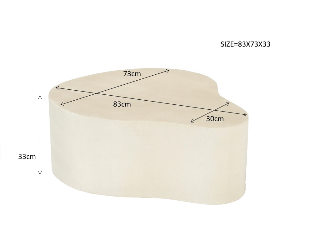 Salontafel Brix Organic Sandy 85cm - depauwwonen