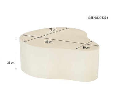 Salontafel Brix Organic Sandy 85cm - depauwwonen