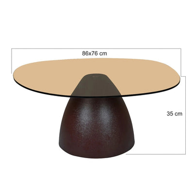 Salontafel Brix Mylon Bruin 86cm by Brix