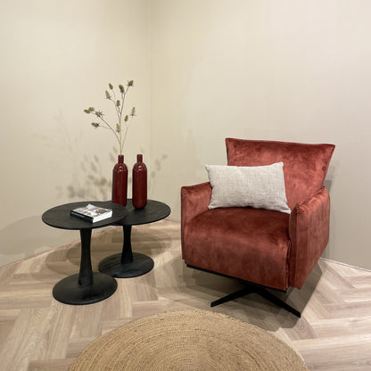 Salontafel Brix Vivian Zwart 60cm - depauwwonen