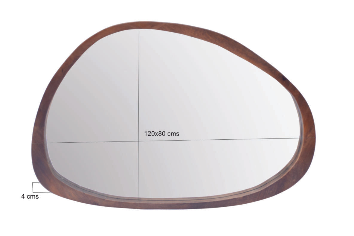 Spiegel Brix Jaira Walnut - depauwwonen