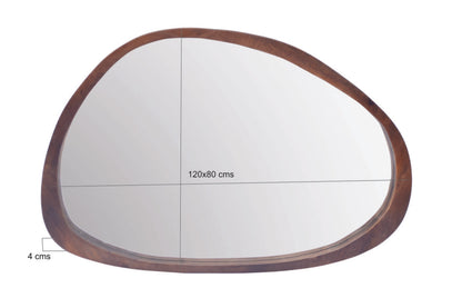 Spiegel Brix Jaira Walnut - depauwwonen