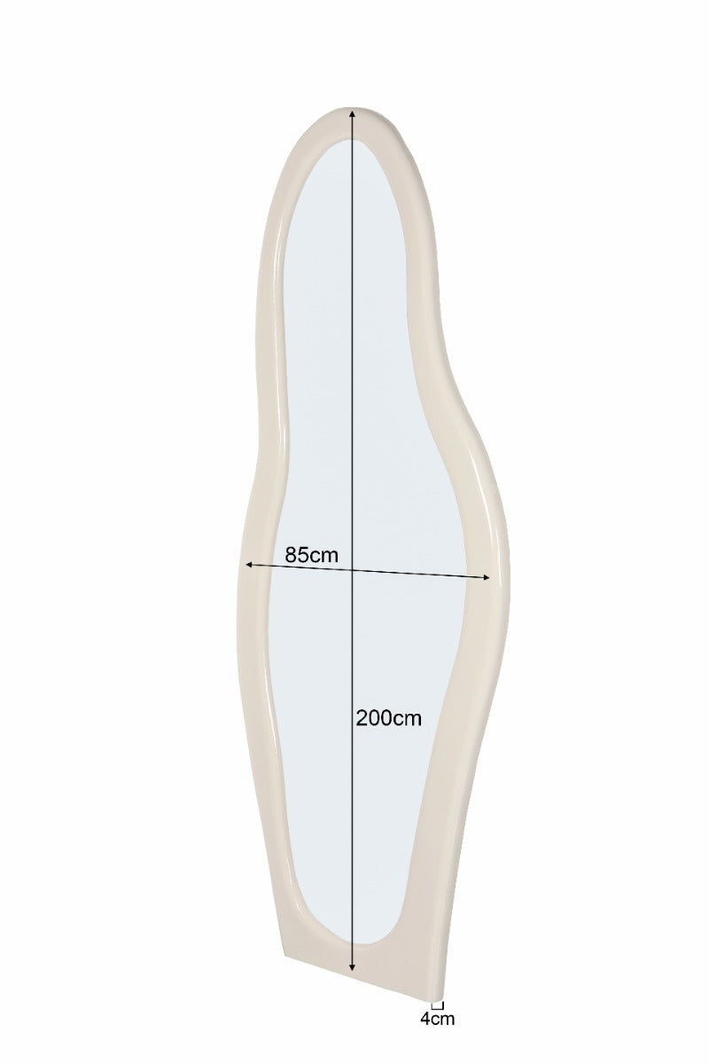 Spiegel Brix Olivia Off White - depauwwonen