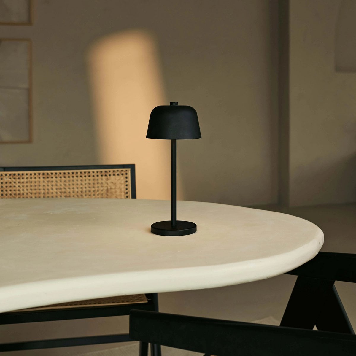 Tafellamp oplaadbaar Anton Zwarte