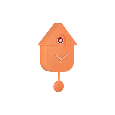 Wandklok Moderne Koekoek Oranje by Karlsson
