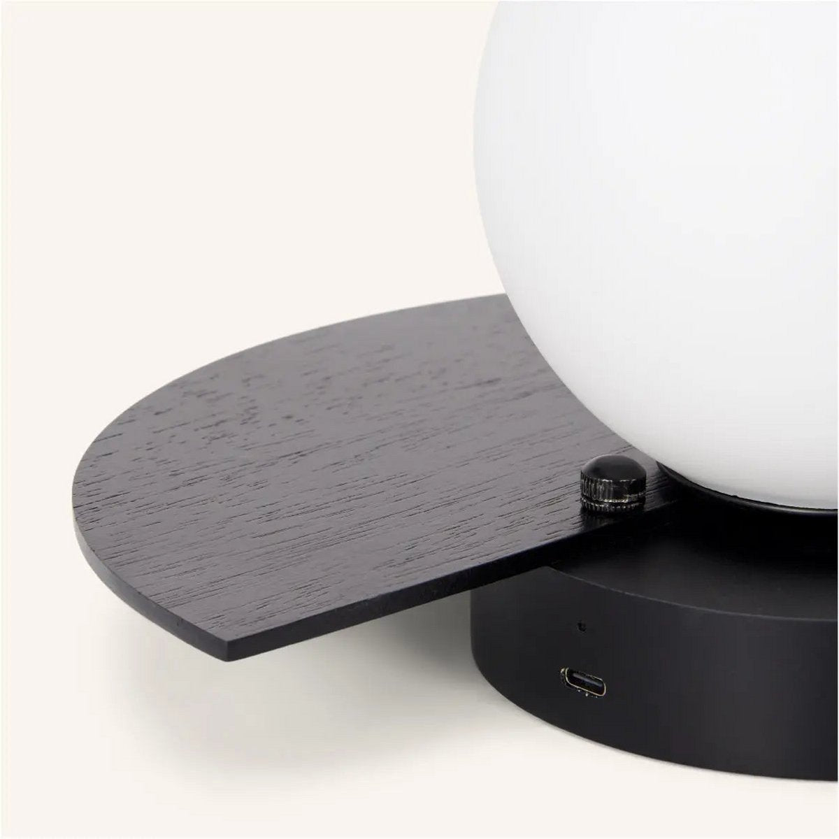 Wandlamp Oplaadbaar Kane zwarte