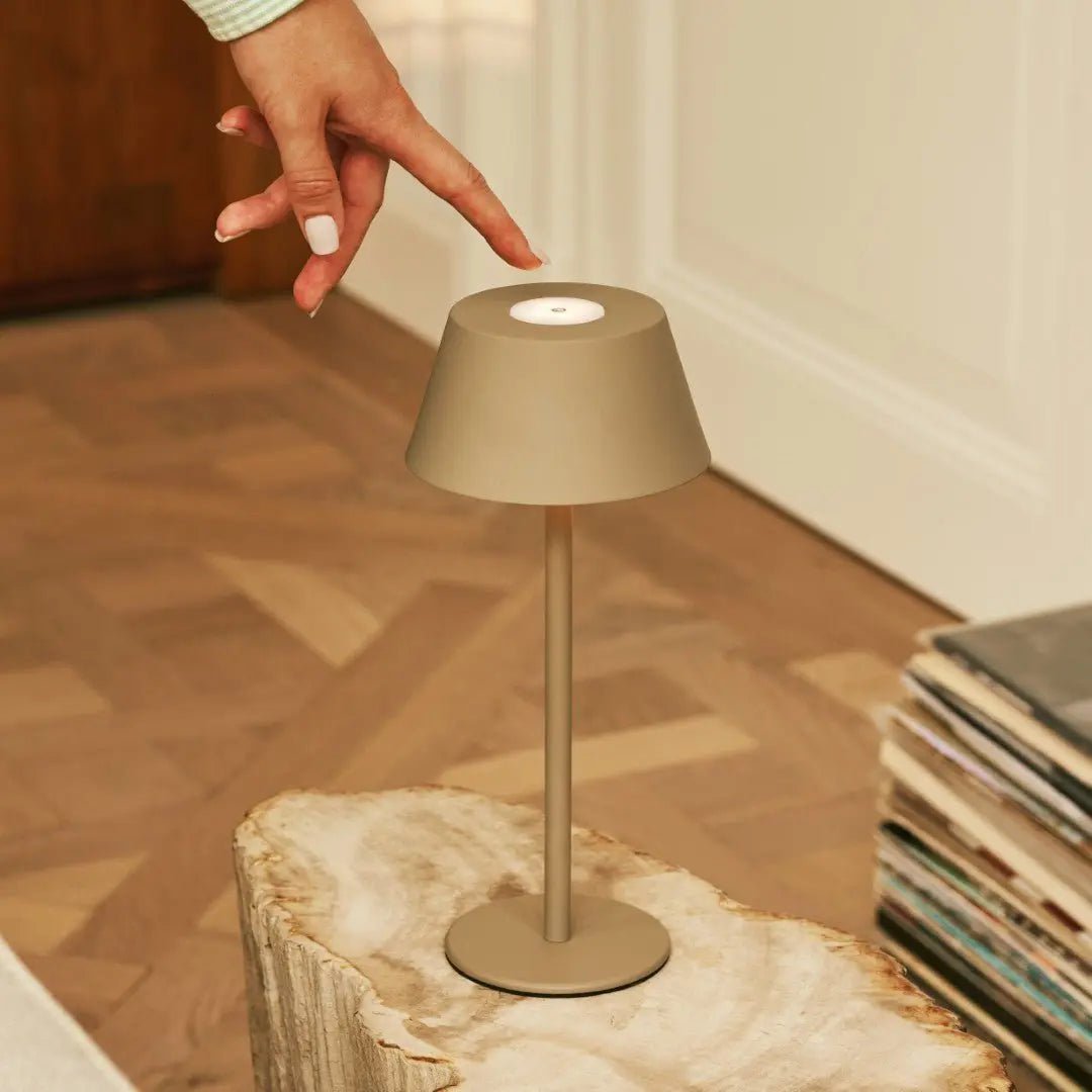 Tafellamp oplaadbaar Milou Koala Brown