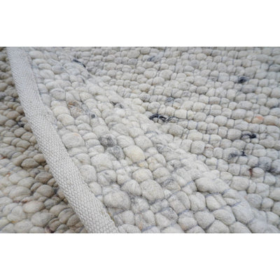 Vloerkleed Steve Licht Grijs Rond ø160 cm by Veer Carpets