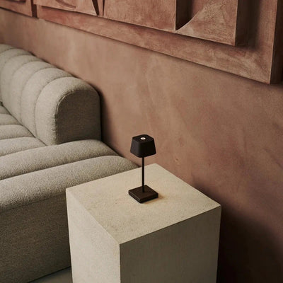 Tafellamp oplaadbaar Sarphati Mini Mokka Bruin by Tavellio - Amsterdam