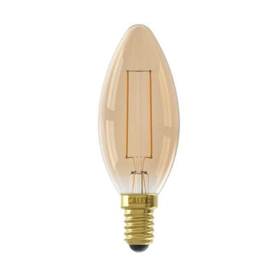 LED Filament Lamp - E14 - Kaars - Goud by Calex