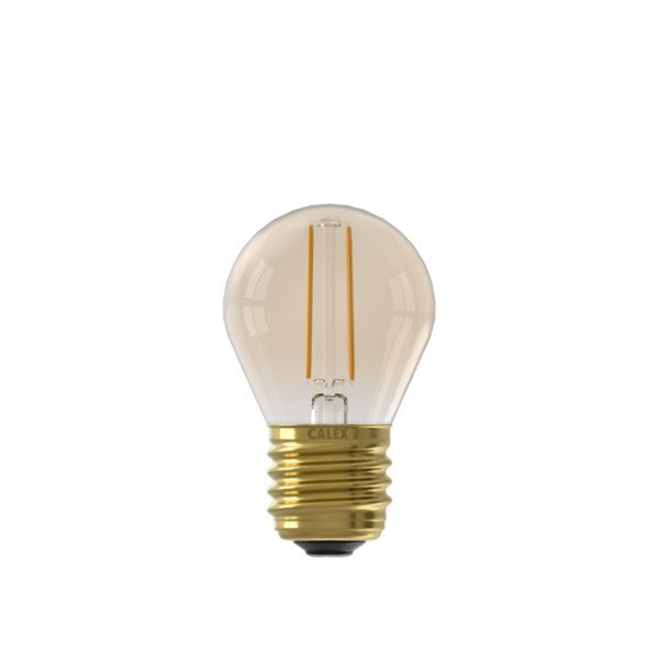 LED Filament Lamp - E27 - Kogel P45 - Goud - depauwwonen