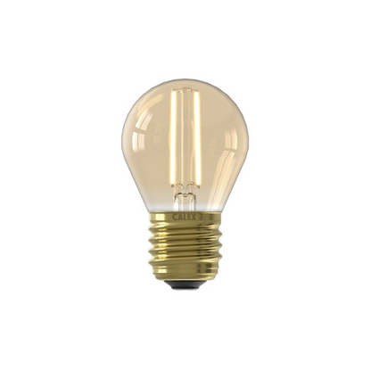 LED Filament Lamp - E27 - Kogel P45 - Goud - depauwwonen