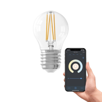 Smart LED Filament Lamp - E27 - Bal P45 - Helder - depauwwonen