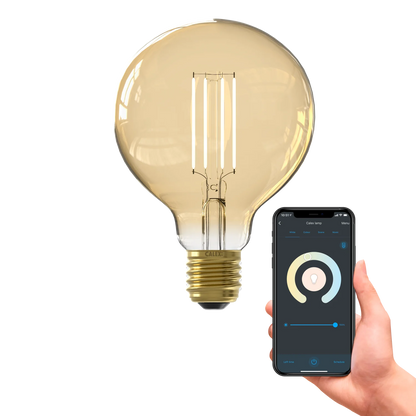 Smart LED Filament Lamp - E27 - G95 - Goud - depauwwonen