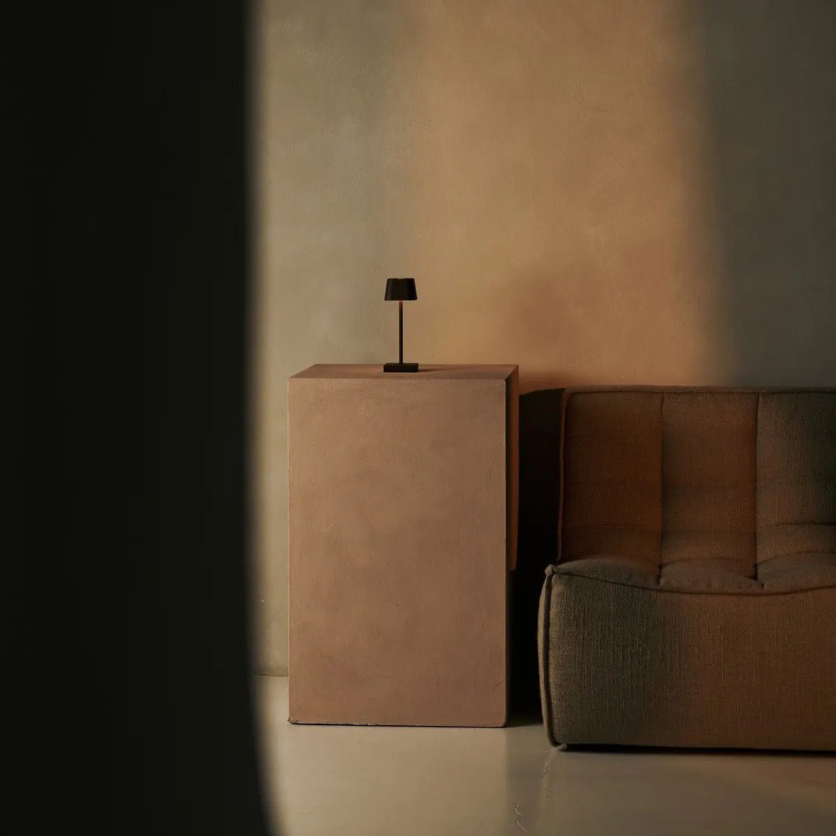 Tafellamp oplaadbaar Sarphati Mini Mokka Bruin