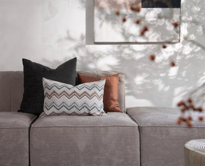 Kussen BeautiQ - Chic | Antraciet in 2 maten by Coco Maison