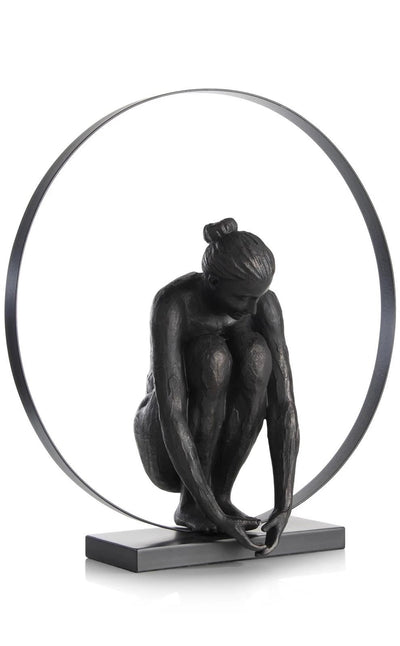 Circle Lady beeld H54cm by Coco Maison