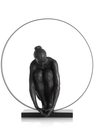 Circle Lady beeld H54cm by Coco Maison