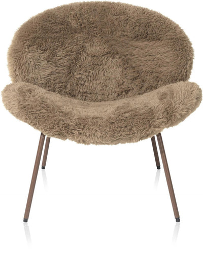 Fauteuil Freddy bruin by Coco Maison