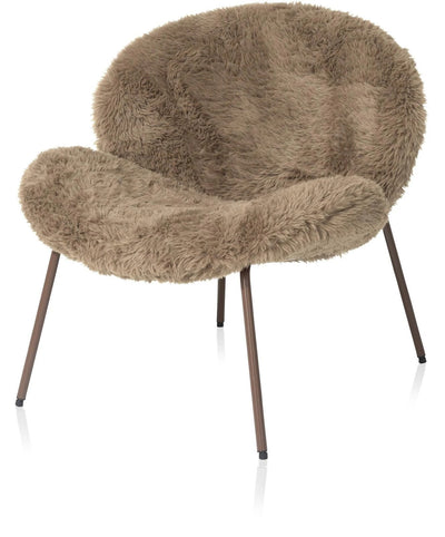 Fauteuil Freddy bruin by Coco Maison