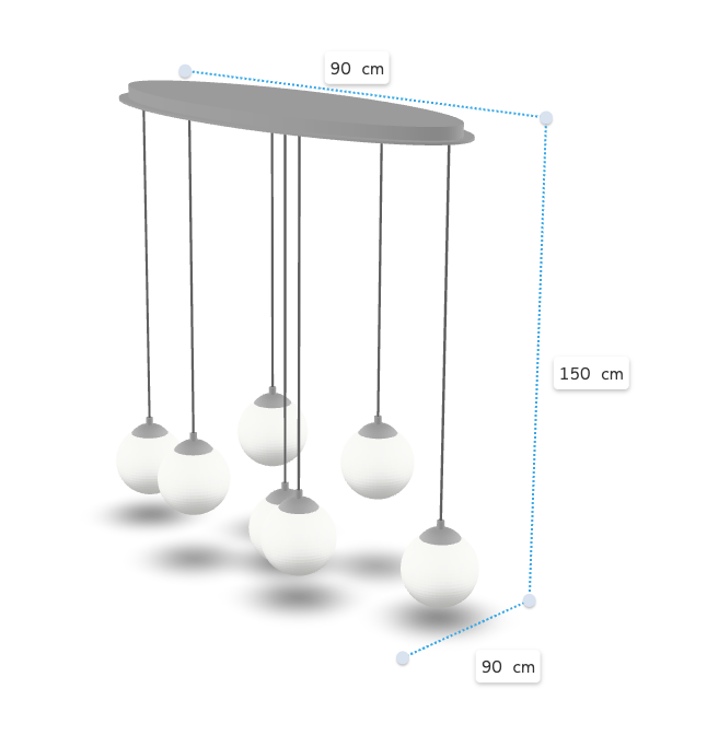 Hanglamp Lexi 7L - depauwwonen