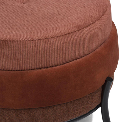 Poef Macaron Koper by Coco Maison