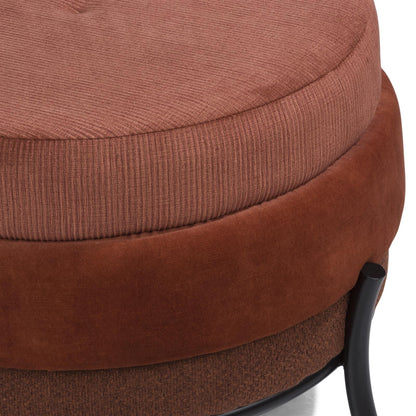 Poef Macaron Koper - depauwwonen