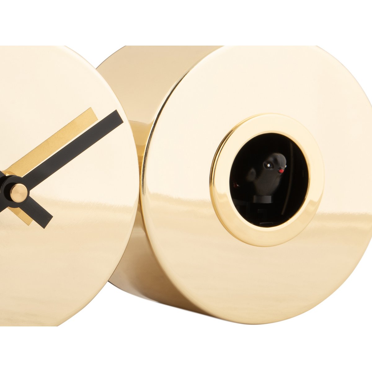 Wandklok Duo Koekoek Goud