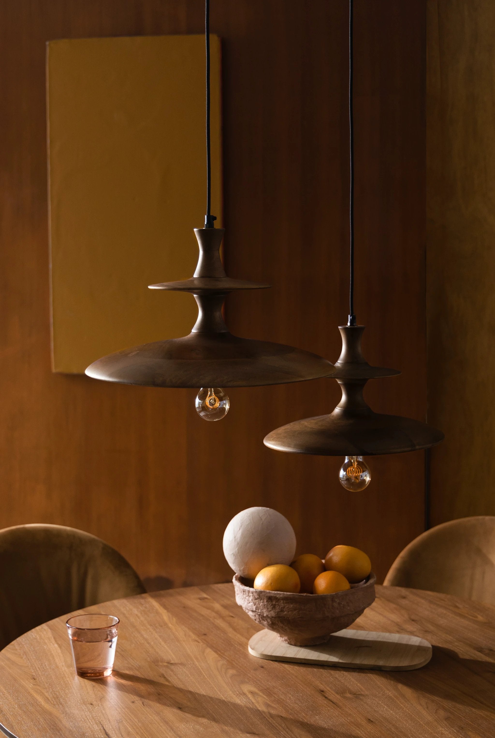 Hanglamp Cath S Walnut by Dutchbone