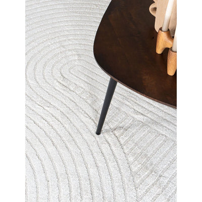 Vloerkleed Ella Cream Rond ø240 cm by Veer Carpets