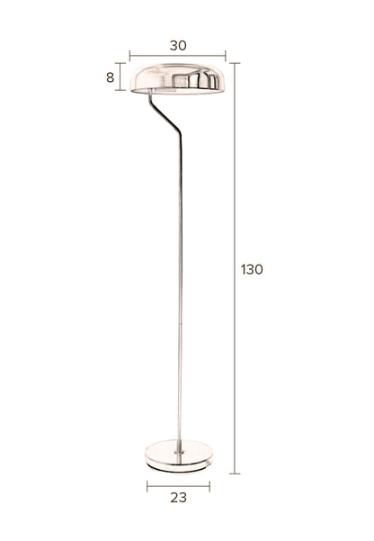 Floor Lamp Eclipse Black