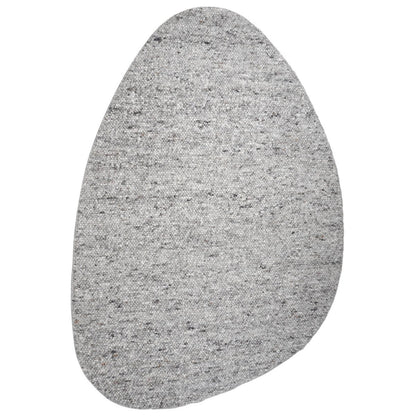 Vloerkleed Stone Licht Grijs - Kiezelvormig 160 x 230 cm