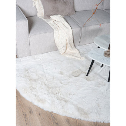 Vloerkleed Morbido Ivory - Kiezelvormig 160 x 230 cm