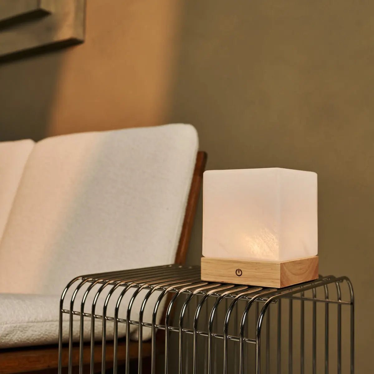 Tafellamp oplaadbaar YCE lichtbruine