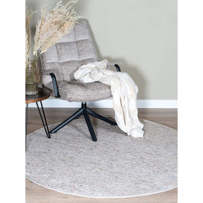 Vloerkleed Stone Beige – Rond ø160 cm by Veer Carpets