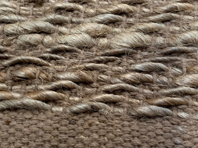 Vloerkleed Jute met diamant patroon - in 4 maten by Rocaflor