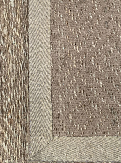Vloerkleed Jute met diamant patroon - in 4 maten - depauwwonen