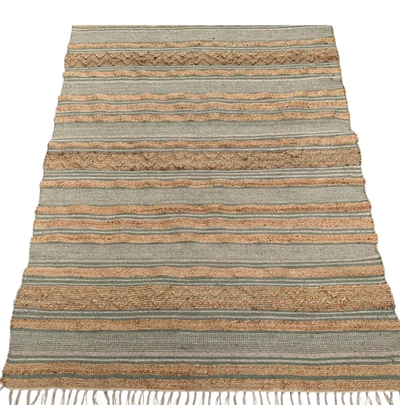 Vloerkleed Naturel Jute Wol sage - in 2 maten by Rocaflor